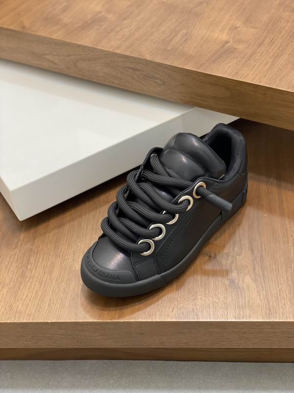 Dolce & Gabbana Black Portofino Sneakers