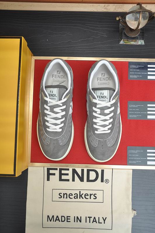 Fendi Match Grey Sneakers