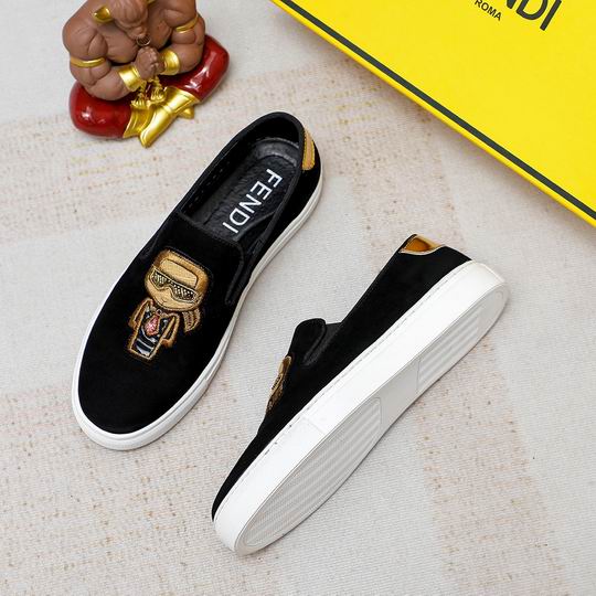 Fendi Monster Eye Slip-Ons