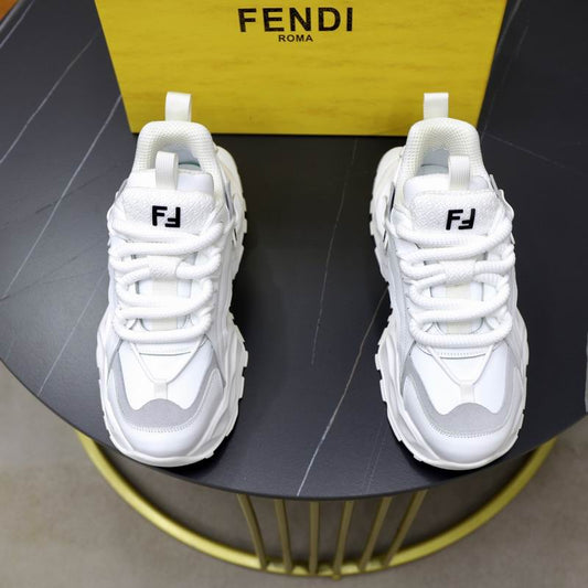 Fendi Match White Grey Sneakers