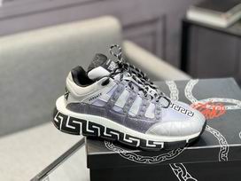 Versace Men’s Trigreca Metallic Sneakers