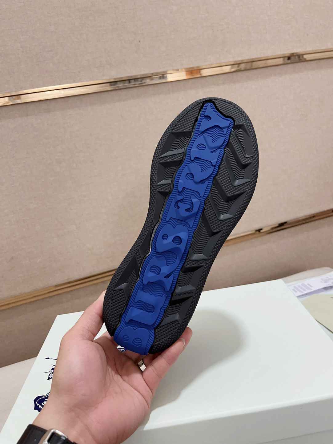 Burberry Black Check Sneaker