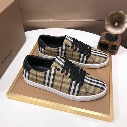 Burberry Check Canvas Sneakers