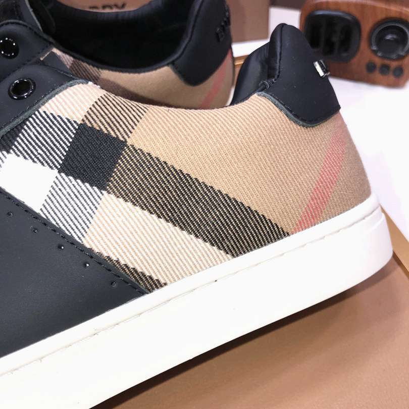 Burberry Check Panel Sneakers