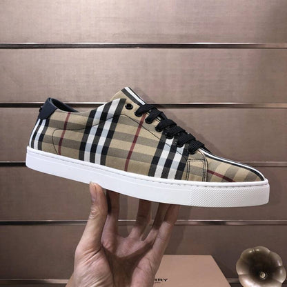 Burberry Check Canvas Sneakers