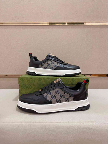 Gucci GG Embossed Black Sneakers