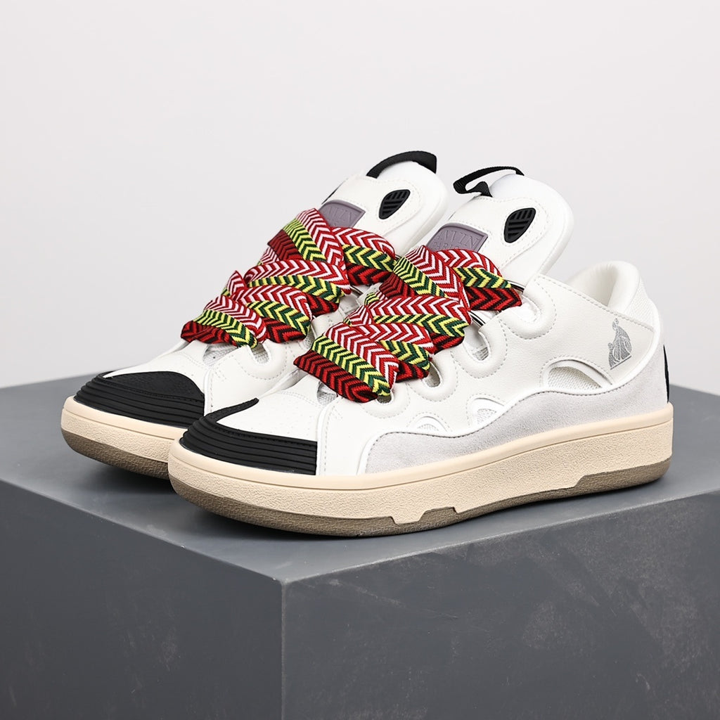 Lanvin Curb White Multi Lace