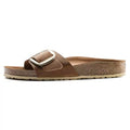 Birkenstock Madrid Big Buckle Oiled Leather Cognac