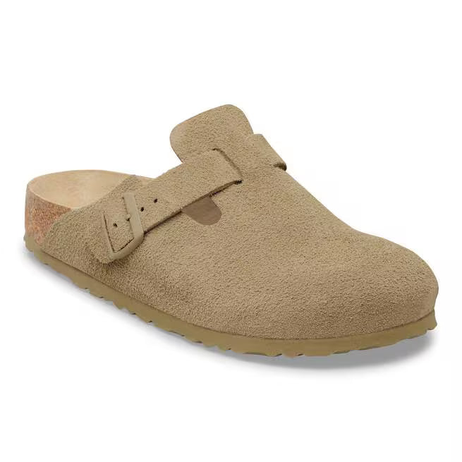 Birkenstock Boston Soft Footbed Suede Cachi Sbiadito