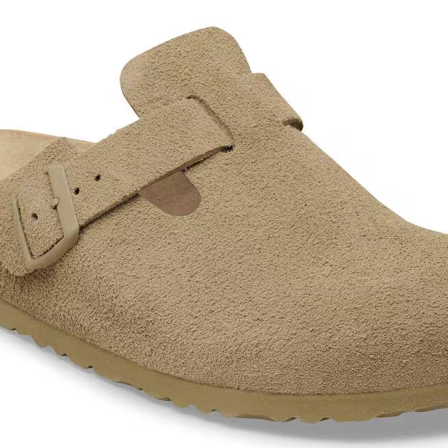 Birkenstock Boston Soft Footbed Suede Cachi Sbiadito