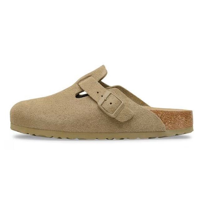 Birkenstock Boston Soft Footbed Suede Cachi Sbiadito