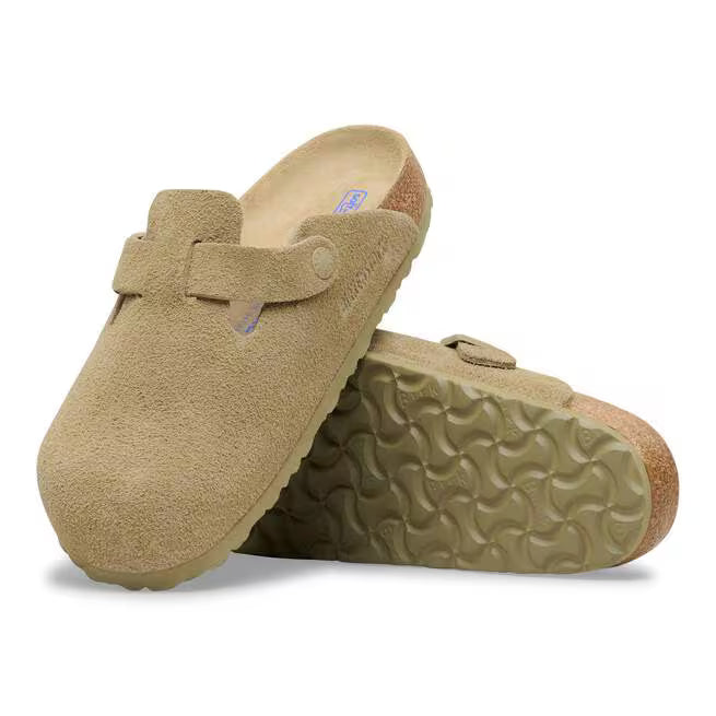 Birkenstock Boston Soft Footbed Suede Cachi Sbiadito