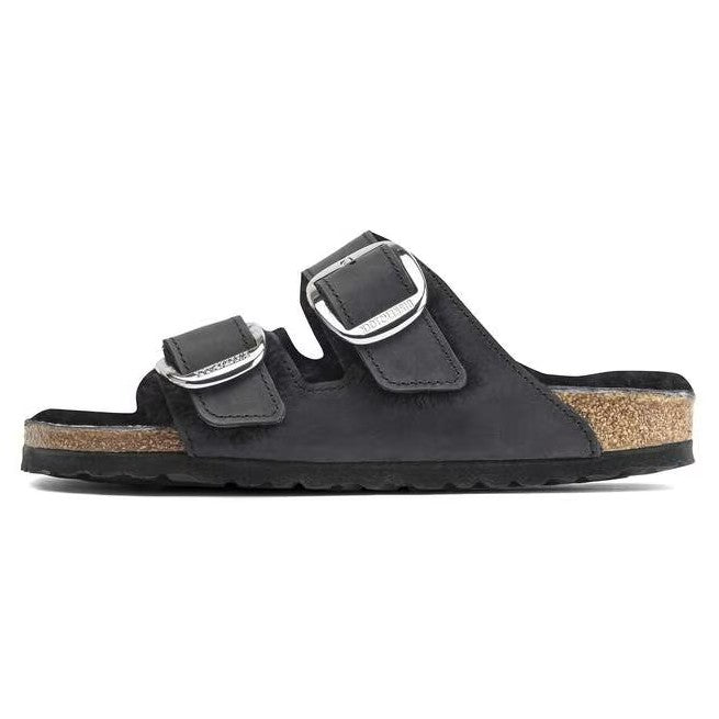 Birkenstock Arizona Big Buckle Shearling Nero