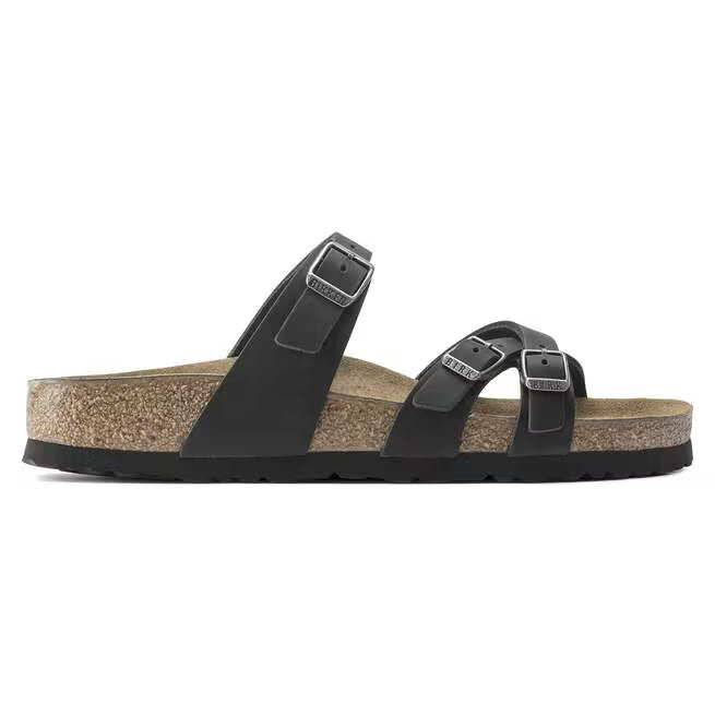 Birkenstock Franca Oiled Leather Nero