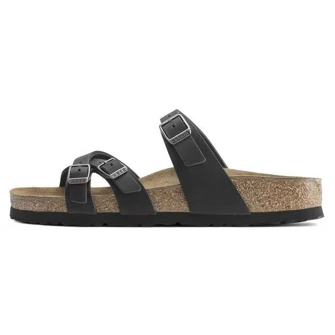 Birkenstock Franca Oiled Leather Nero