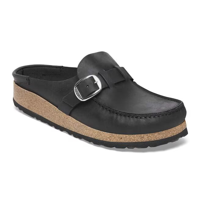 Birkenstock Buckley Oiled Leather Nero