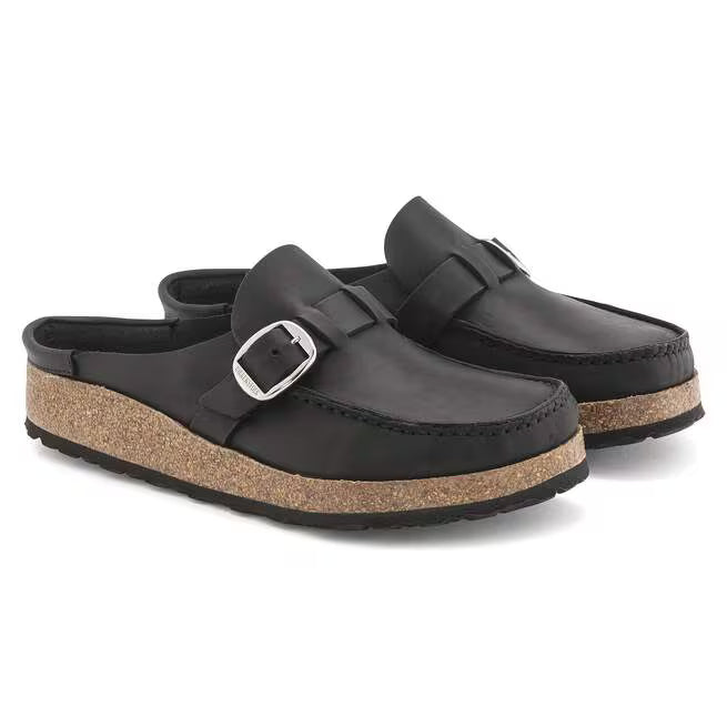 Birkenstock Buckley Oiled Leather Nero