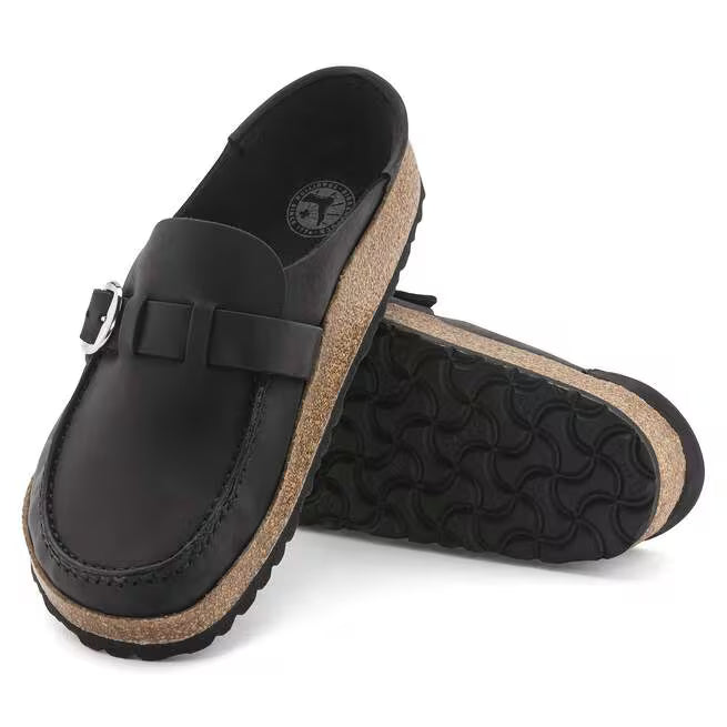 Birkenstock Buckley Oiled Leather Nero