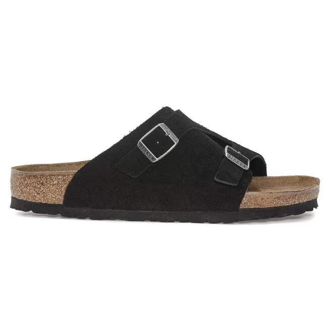 Birkenstock Zürich Suede Leather Nero