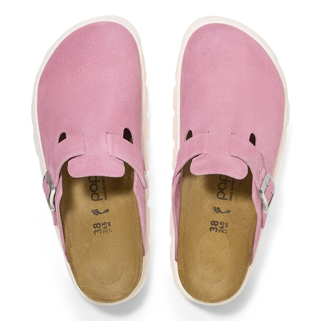 Birkenstock Boston Chunky Suede Rosa Confetto