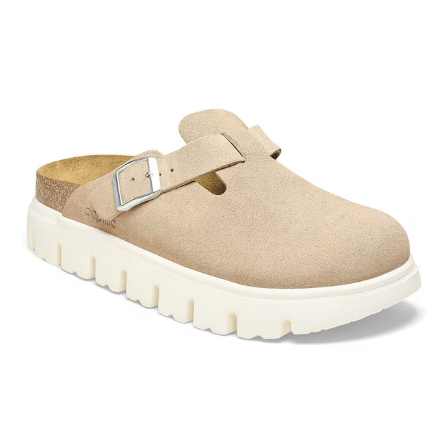 Birkenstock Boston Chunky Suede Sabbia Calda
