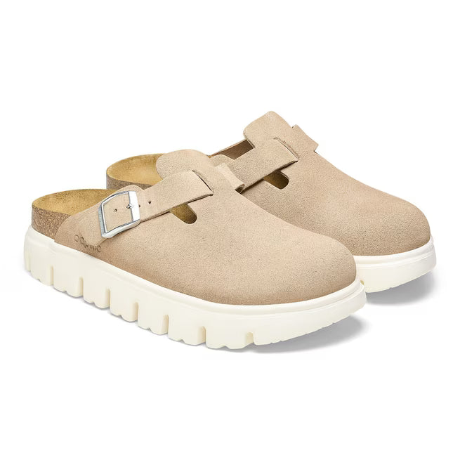 Birkenstock Boston Chunky Suede Sabbia Calda