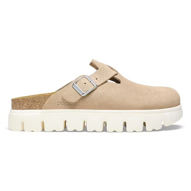 Birkenstock Boston Chunky Suede Sabbia Calda