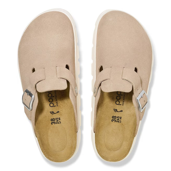 Birkenstock Boston Chunky Suede Sabbia Calda