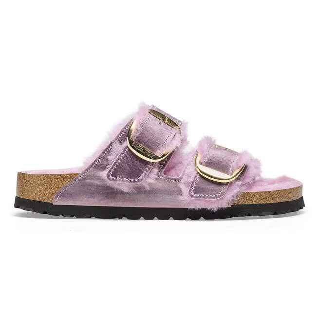 Birkenstock Arizona Big Buckle Shearling Lavender
