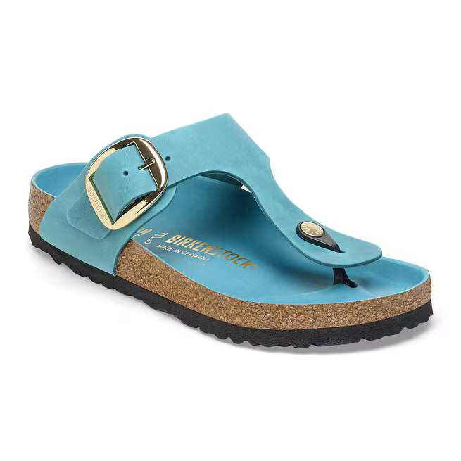 Birkenstock Gizeh Big Buckle Oiled Leather Biscay Bay