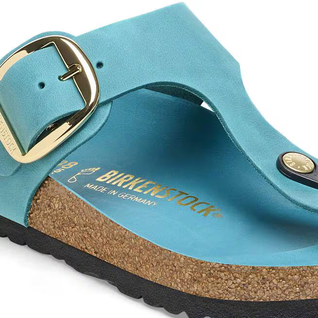 Birkenstock Gizeh Big Buckle Oiled Leather Biscay Bay