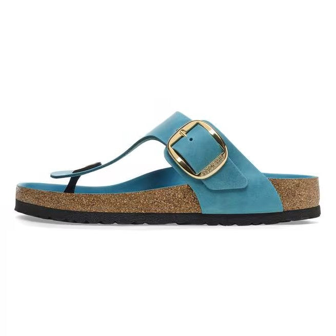 Birkenstock Gizeh Big Buckle Oiled Leather Biscay Bay