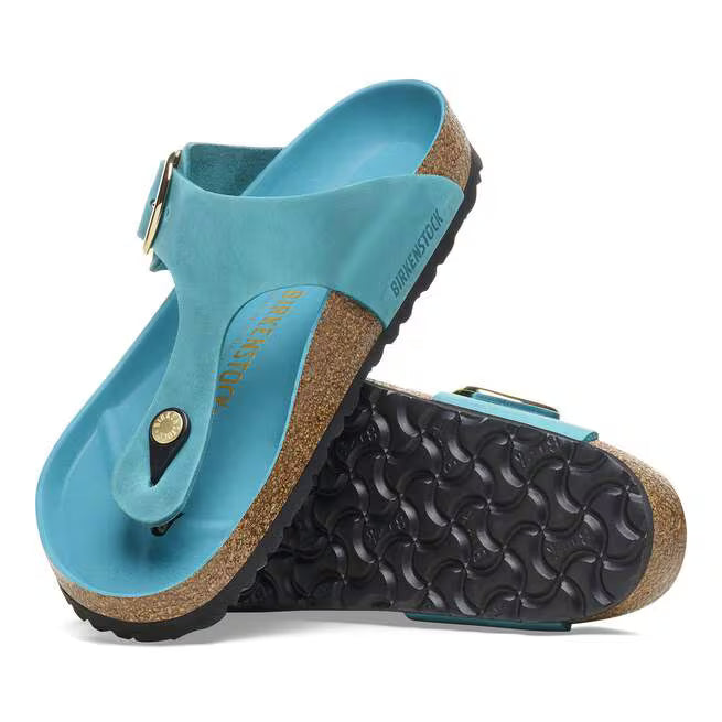 Birkenstock Gizeh Big Buckle Oiled Leather Biscay Bay