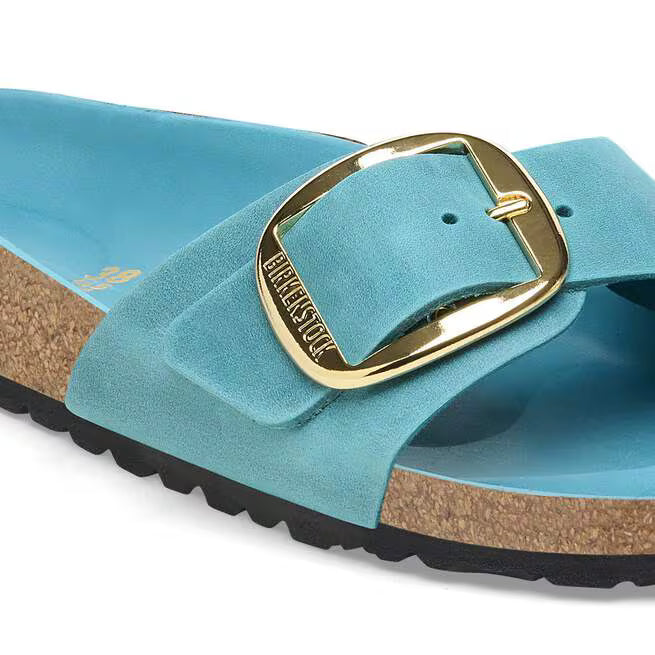 Birkenstock Madrid Big Buckle Oiled Leather Biscay Bay