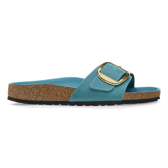 Birkenstock Madrid Big Buckle Oiled Leather Biscay Bay