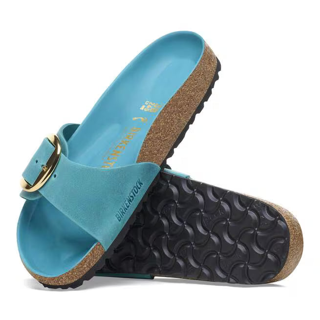 Birkenstock Madrid Big Buckle Oiled Leather Biscay Bay
