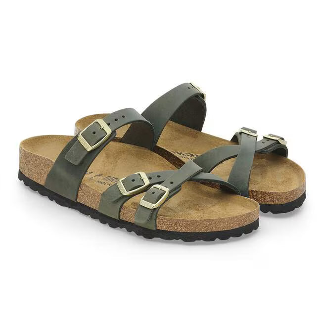 Birkenstock Franca Oiled Leather Thyme