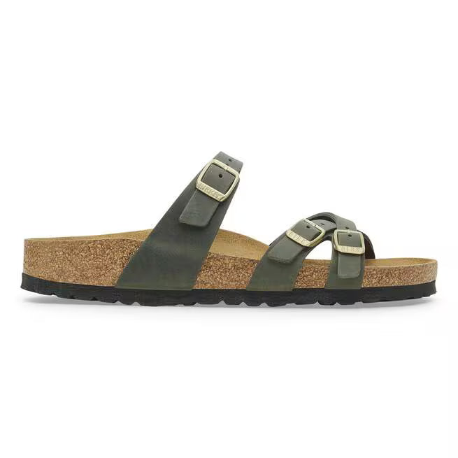Birkenstock Franca Oiled Leather Thyme