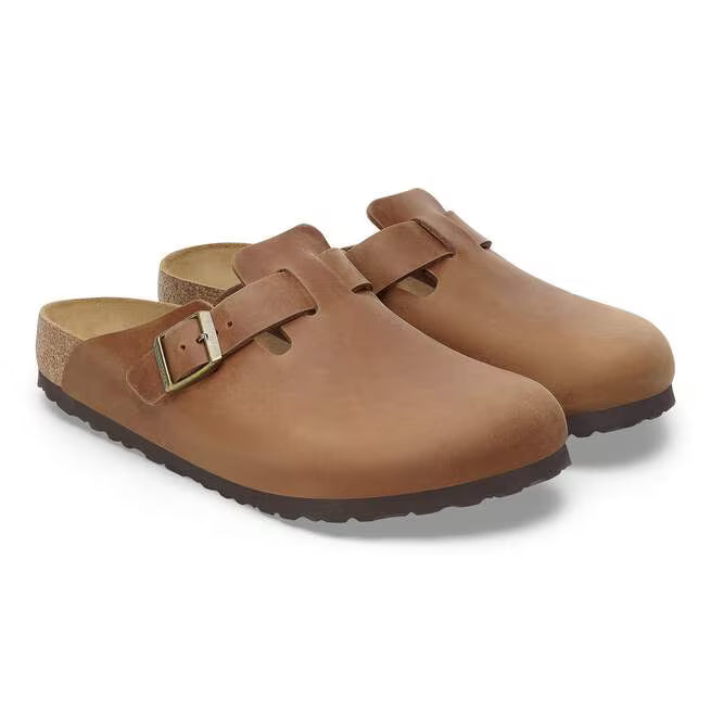 Birkenstock Boston Oiled Leather Cognac