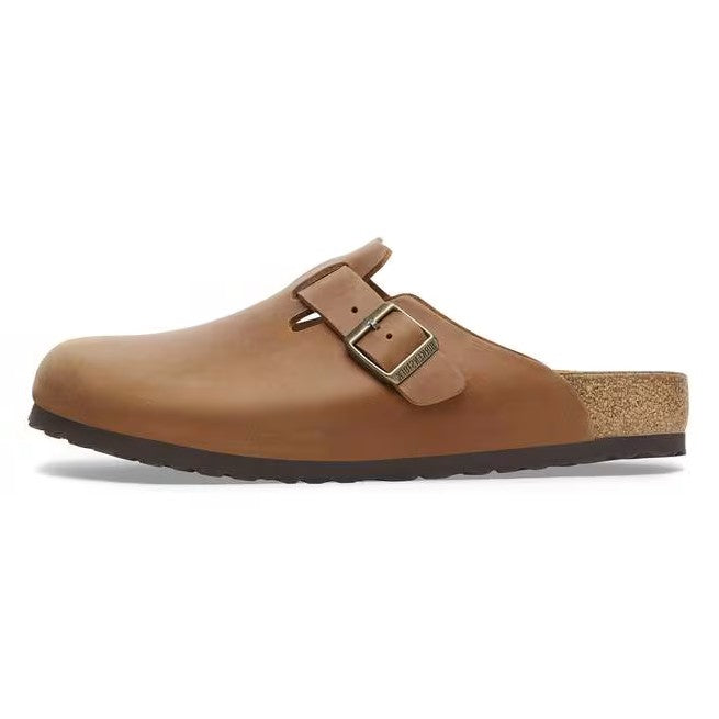Birkenstock Boston Oiled Leather Cognac