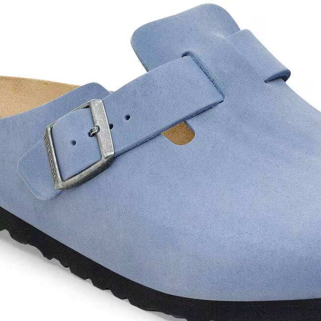 Birkenstock Boston Oiled Leather Blu Elementale