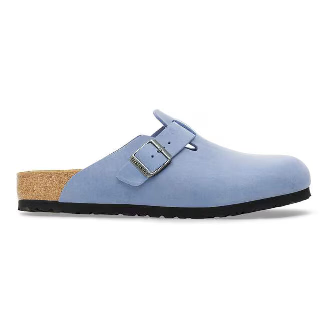 Birkenstock Boston Oiled Leather Blu Elementale