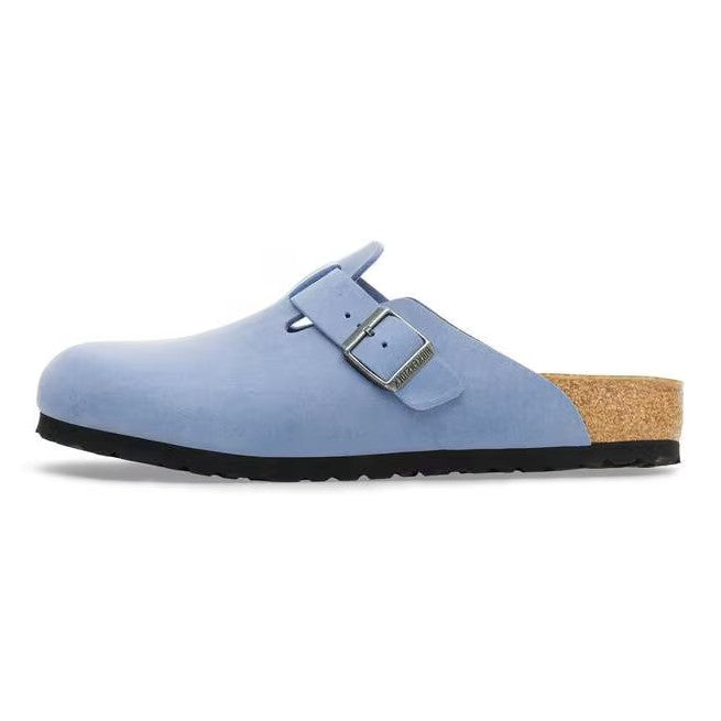 Birkenstock Boston Oiled Leather Blu Elementale