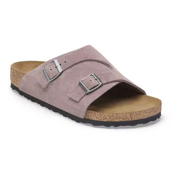 Birkenstock Zürich Suede Leather Viola Sbiadito