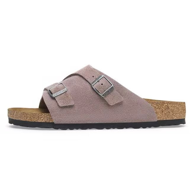 Birkenstock Zürich Suede Leather Viola Sbiadito