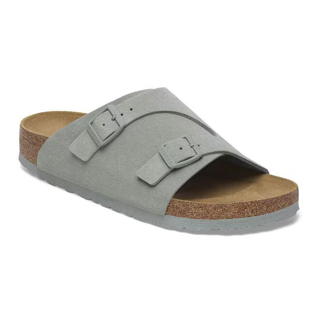 Birkenstock Zürich Suede Leather Salvia Pura