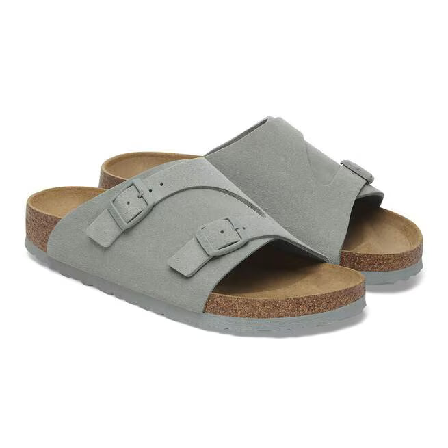 Birkenstock Zürich Suede Leather Salvia Pura