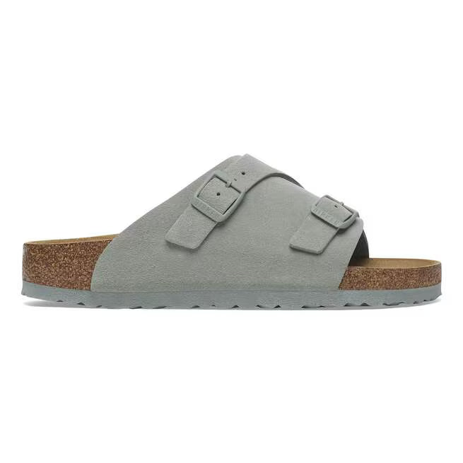 Birkenstock Zürich Suede Leather Salvia Pura