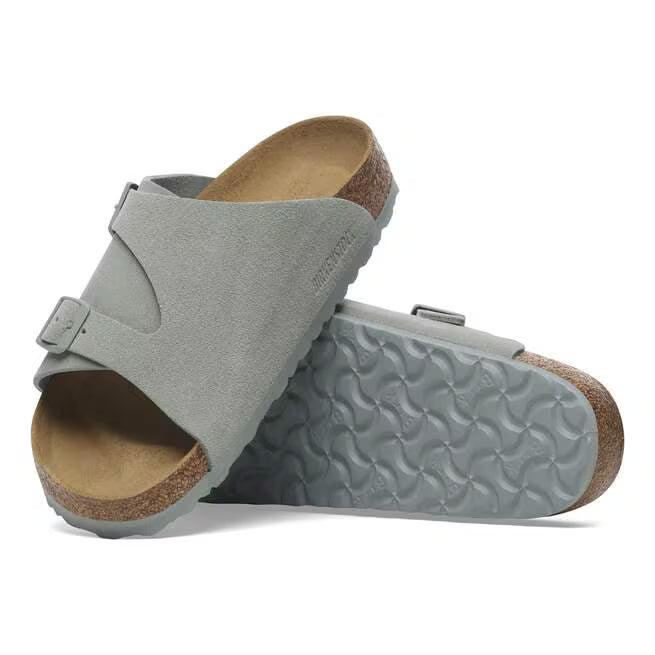 Birkenstock Zürich Suede Leather Salvia Pura