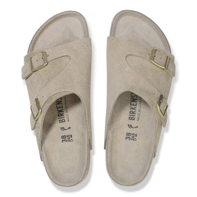 Birkenstock Zürich Suede Leather Taupe